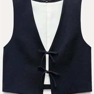 Zara Vest Cropped Trendy